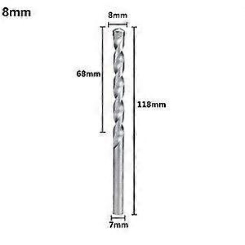 (1pc 8mm) XCAN 3-10mm Wall Masonry Drill Bit Set Alloy Tip for Brick Concrete Marble Tile Stone