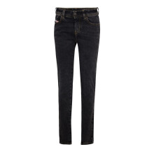(29R, Black/Grey) Diesel Womens/Ladies Slandy Straight Jeans