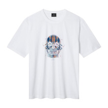 (S, White) Paul Smith Mens Skull Regular T-Shirt