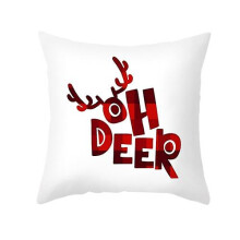 (TPR303-3) 3 Weihnachts-Kissenbezüge Cartoon, 45x45cm, ohne Füllung, für Sofa