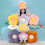 (WHITE, 50cm) Cuscini Fiore Plush, Cuscino Pavimento per Leggere e TV 2