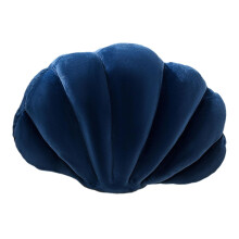 (Navy Blue, 45cmx33cm) Cojín Suelo Concha Azul Marino, para Salón y Dormitorio
