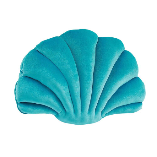 (Green, 34cmx25cm) Cuscino Forma Conchiglia Verde, per Divano Camera e Ufficio