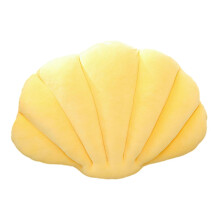(Yellow, 45cmx33cm) Cojín Suelo Concha Azul Marino, para Salón y Dormitorio