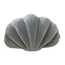 (Gray, 45cmx33cm) Cojín Suelo Concha Azul Marino, para Salón y Dormitorio