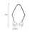(White, 1 pairs) Small Dimple Maker for Face, Easy Smile Corrector Tool, Birthday Gift 2