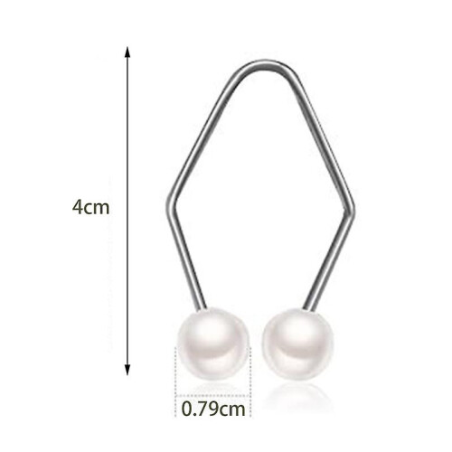 (White, 1 pairs) Small Dimple Maker for Face, Easy Smile Corrector Tool, Birthday Gift 1