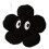(black) Cuscino Girasole Regalo Ragazze, per Letto e Pavimento 1