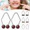 (White, 1 pairs) Small Dimple Maker for Face, Easy Smile Corrector Tool, Birthday Gift 3