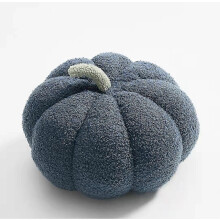 (Blue RPJ, about 32-35cm) Coussin Citrouille Nordic Luxe, Peluche pour Canapé et Chevet