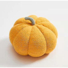 (big yellow, about 25-28cm) Coussin Citrouille Nordic Luxe, Peluche pour Canapé et Chevet