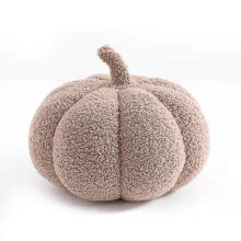 (light grey, about 45-48cm) Coussin Citrouille Nordic Luxe, Peluche pour Canapé et Chevet