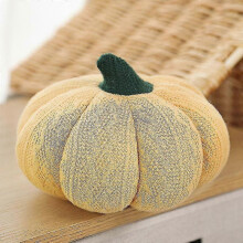 (Knnited yellow, about 32-35cm) Cojín Calabaza Nordic Lujo, Peluche para Sofá y Mesita