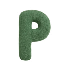 (P) Coussin Lettre Anglaise, Jouet pour Apprendre Mots, Décoration Enfants