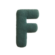 (F) Cuscino Lettera Inglese, Giocattolo per Insegnare Parole, Decorazione Bambini