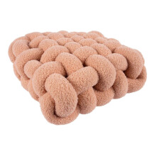 (Pink, 40cmx40cmx12cm) Cojín de Silla Marrón Oscuro, Peluche Decorativo para Salón y Boda