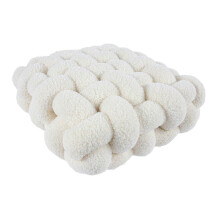 (White, 40cmx40cmx12cm) Cuscino Sedia Marrone Scuro, Peluche Decorativo per Sala e Matrimonio
