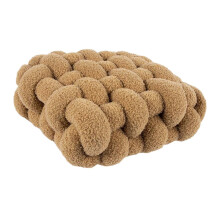 (Khaki, 40cmx40cmx12cm) Dunkelbraunes Sitzkissen, Plüsch Deko für Wohnzimmer und Hochzeit