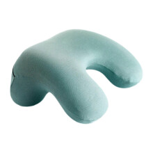 (Green, 28cmx25.5cmx12cm) Oreiller de Voyage Confortable pour Cou, pour Dormir Adultes