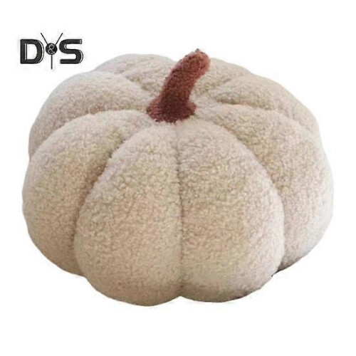 (beige, M) Cuscino Zucca Halloween S, Peluche per Divano, Letto e Auto