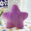 (blue) Coussin Étoile Doux, Coton PP Peluche, Bleu, Décoration 3