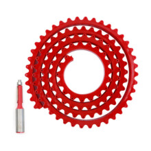 (Red, 200cm) Flexible Kurvenführung 100cm, Schablone Tischlerei
