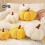 (white, M) Cuscino Zucca Halloween S, Peluche per Divano, Letto e Auto 4