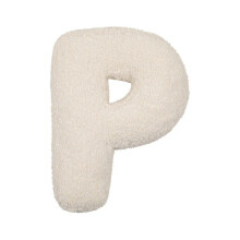 (P) Coussin Alphabet A-Z, 26 Lettres Peluche, pour Canapé, Lit et Voiture