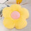 (yellow) Cuscino Fiore a 6 Petali 35cm, Cuscino Girasole Bambini per Camera e Mare 1