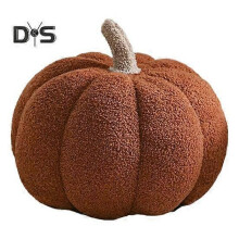 (brown, M) Halloween Pumpkin Plush Pillow, Soft Filled Cushion for Sofa, Bed, Car Seat & Office Decor, S