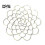 (golden, L) Support Spirale Acier Torsion Bouquet, 1/3pcs, Doré 1