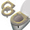(yellow) Coussins WC LM 2 avec Poignée et Zip IIO 1