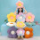 (yellow) Cuscino Fiore a 6 Petali 35cm, Cuscino Girasole Bambini per Camera e Mare 5