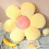 (Yellow, 50CM) Gänseblümchen Sofakissen, Sonnenblumenblätter 26s 2