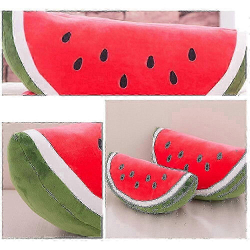 (30cm, Triangle) Coussin Câlin Pastèque, Cadeau Doux pour Noël et Anniversaire 2