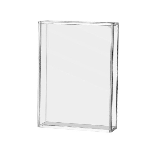 (small) Acrylic Shadow Box Frame DIY Tabletop Display Case Memory Box for Dried Flowers & Photos, Small