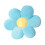 (Blue, 40CM) Gänseblümchen Sofakissen, Sonnenblumenblätter 26s 1