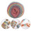 (A) 5 Strands Rainbow Handmade Soft Knitting Yarn for Office Sofa 4