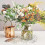 (golden, L) Support Spirale Acier Torsion Bouquet, 1/3pcs, Doré 3