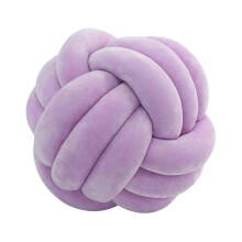 (Lilac) Cuscino Nodo Palla Spesso, Comodo per Soggiorno e Divano