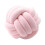 (Light Pink) Cuscino Nodo Palla Spesso, Comodo per Soggiorno e Divano 2