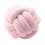 (Light Pink) Cuscino Nodo Palla Spesso, Comodo per Soggiorno e Divano 4