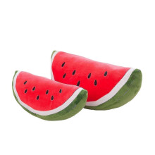(30cm, Semicircle) Kuschelkissen Wassermelone, Weiches Geschenk für Weihnachten und Geburtstag