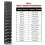 Thread Pitch Gauge 28 Hole Metric Standard Screw Bolt Nut Identifier Tool 2