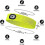 USB Rechargeable Headband Headlamp 4 LED Waterproof Flash Alarm Running Hat High Stretch 2