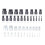 Assembled Metric Thread Gauge Nut and Bolt Checker Tool with Screw Sizing Kit 3