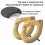 (yellow) Coussins WC LM 2 avec Poignée et Zip IIO 2