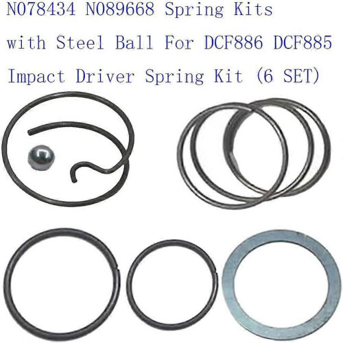 N078434 Spring Kit for Dewalt 20V Impact Wrench DCF885 DCF886 Ball Spring Replacement 2set 1