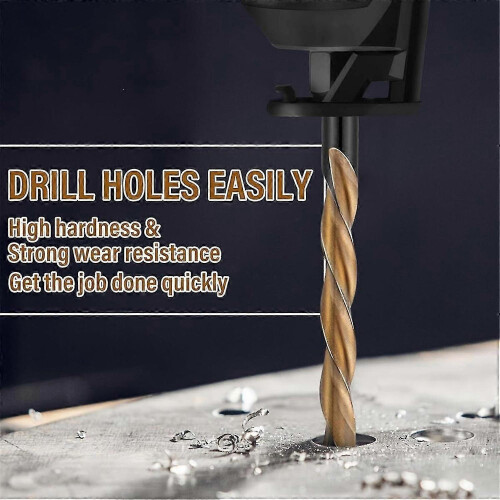 50pcs Drywall Router Drill Bits Pilot Point Cutting Bit Set Replacement Tools for Spiral Saw 1
