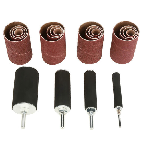 20pcs Drill Press Spindle Sanding Drum Sander Tool Kit Set with Case 2